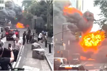 Pakao u srcu New Yorka: Ljudi bježe od vatrene kugle koja guta sve pred sobom