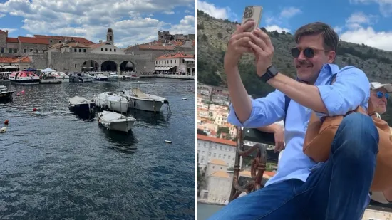 Zvijezda 'Divljih pčela' Amar Bukvić nakon osvojene nagrade uživa na suncu u najljep&scaron;em gradu Hrvatske