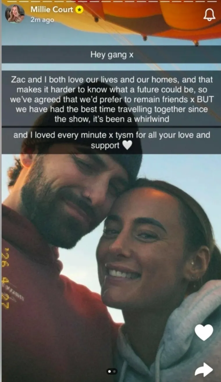 Kraj 'Love Island' romanse: Finalisti treće sezone All starsa Millie i Zac prekinuli su svoju ljubavnu vezu nakon pet mjeseci
