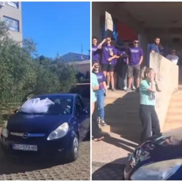 Maturanti poklonili svojoj razrednici automobil: Pogledajte njezinu reakciju