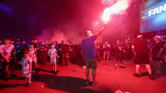 Slavlje se preselilo ispred stadiona, pogledajte &scaron;to su dinamovci radili