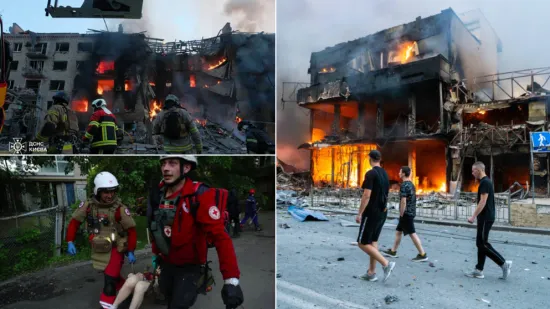 Potvrđeno je! Rusija lansirala Ore&scaron;nik, Kijev gori na sve strane: Stižu zastra&scaron;ujuće snimke