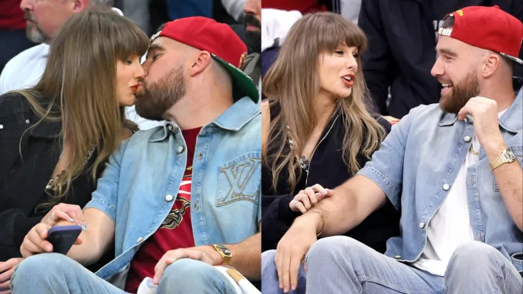Taylor Swift i Travis Kelce nikad zaljubljeniji: Izmjenjivali poljupce na utakmici Knicksa