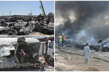 Snimljeni prizori katastrofe: Bomba&scaron; raznio vlak pun vojnika, detonacija o&scaron;tetila i obližnje zgrade