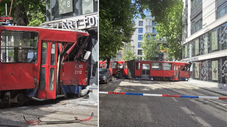 Tramvaj u Beogradu iskočio iz tračnica i zabio se u zgradu: Vi&scaron;e je ozlijeđenih