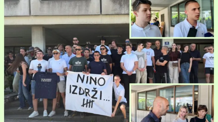 Skup za maturanta u Dubrovniku optuženog da je bacio bengalku na policajca: 'Nedužan je'. Oglasio se sud