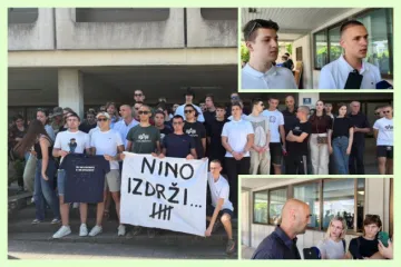 Skup za maturanta u Dubrovniku optuženog da je bacio bengalku na policajca: 'Poku&scaron;ao ju je odgurnuti, nedužan je'