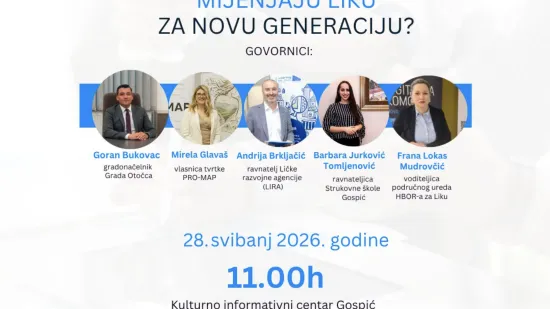 'Kako EU projekti mijenjaju Liku za novu generaciju?': Lika Club i RTL organiziraju važan panel u Gospiću