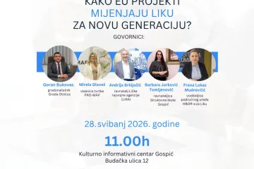 'Kako EU projekti mijenjaju Liku za novu generaciju?': Lika Club i RTL organiziraju važan panel u Gospiću