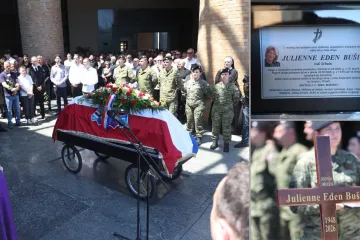 Posljednji ispraćaj Julienne Bu&scaron;ić: Brojni poznati do&scaron;li su se oprostiti
