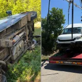 Ovo je autobus u kojem su bila djeca: Donosimo snimke s mjesta nesreće kod Obrovca