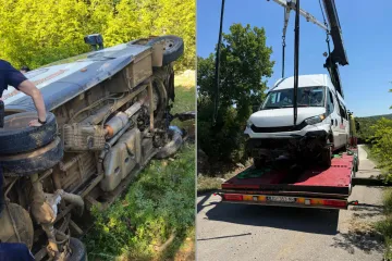 Ovo je autobus u kojem su bila djeca: Donosimo snimke s mjesta nesreće kod Obrovca
