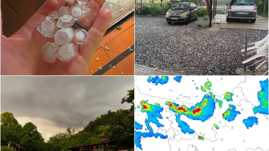 Oluja i tuča u Sloveniji! DHMZ upalio žute alarme za pola Hrvatske