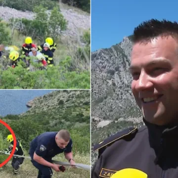Sletio s autom u provaliju od 150 metara pa nasmijao vatrogasce: 'A možete li vi?'