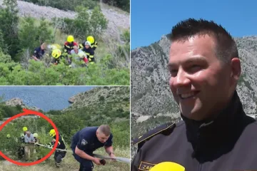 Sletio s autom u provaliju od 150 metara pa nasmijao vatrogasce: 'A možete li vi?'