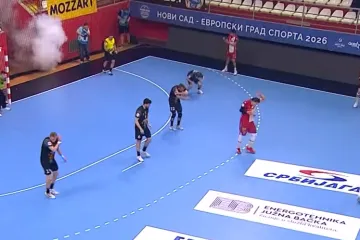 Grobari eksplozivnom napravom ozlijedili hrvatskog rukometa&scaron;a: Pogledajte snimku