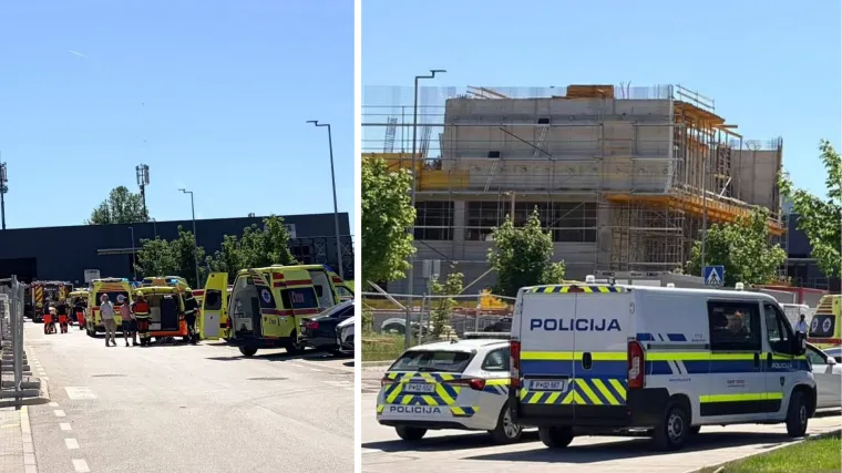 Te&scaron;ka nesreća na gradili&scaron;tu u susjedstvu: Petero radnika prevezeno u bolnice nakon uru&scaron;avanja skele