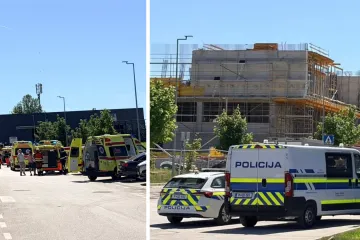 Te&scaron;ka nesreća na gradili&scaron;tu u susjedstvu: Petero radnika prevezeno u bolnice nakon uru&scaron;avanja skele