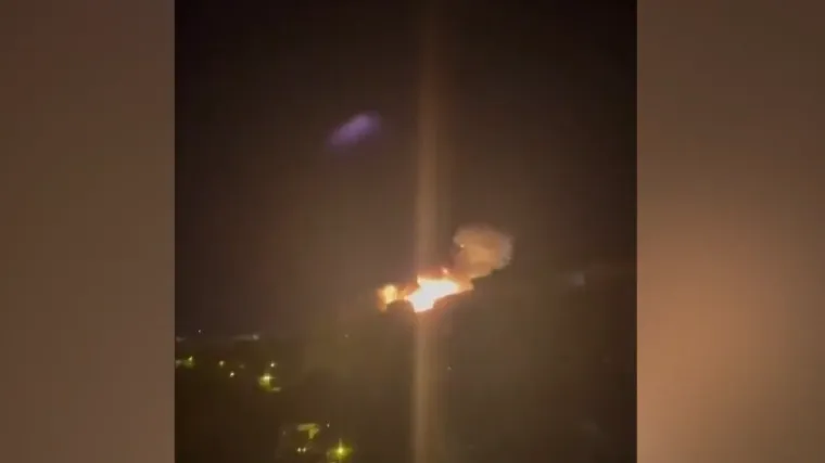 Ovako to izgleda: Eksplodirao je sav ubojiti teret na dronu