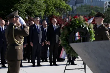 Plenković, Jandroković i Tomašević položili vijence: Dan državnosti čestitao i Marco Rubio