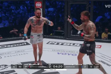 Kakav trenutak u oktagonu! Janković pogodio Krofaka pa uslijedio neočekivan osmijeh između rivala