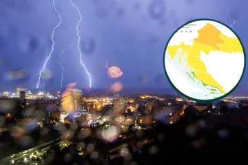 Stiže grmljavinsko nevrijeme, moguća je i tuča: Upaljen narančasti alarm za zagrebačku regiju