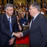 Milanović i Plenković se rukovali, a onda su uslijedili govori