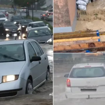 U Splitu i Zadru opet imali pune ruke posla: Bujične poplave paralizirale promet