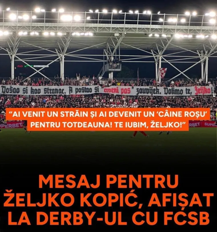 Željko Kopić vi&scaron;e nije trener Dinama iz Bukure&scaron;ta: 'Do&scaron;ao si kao stranac, a postao crveni pas'