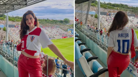 Arija Rizvić podržala Vatrene na poseban način: Nosila dres sa simboličnim brojem