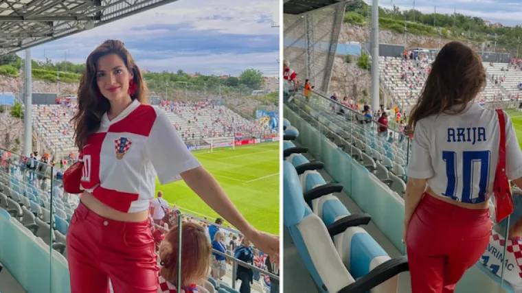 Arija Rizvić podržala Vatrene na poseban način: Nosila dres sa simboličnim brojem
