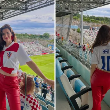 Prekrasna Arija Rizvić u dresu s desetkom bodrila Vatrene uoči Svjetskog prvenstva