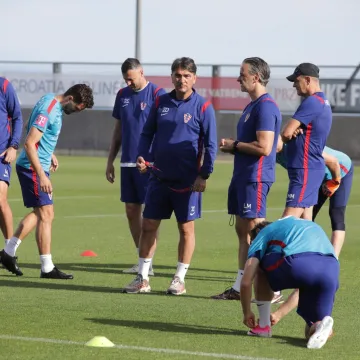 Procurio detalj s treninga hrvatske reprezentacije, Dalić je na mukama