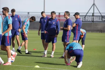 Procurio detalj s treninga hrvatske reprezentacije, Dalić je na mukama