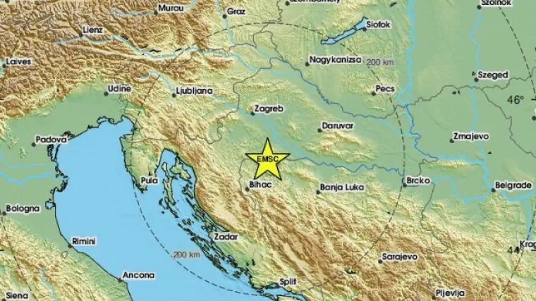 Potres probudio stanovnike Siska i Petrinje: 'Tutnjava iz dubine'
