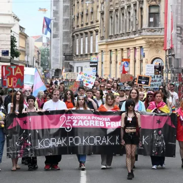 Jubilarna 25. Povorka ponosa pro&scaron;la centrom: 'Ovo je jedan od najvažnijih ljudskih prosvjeda'