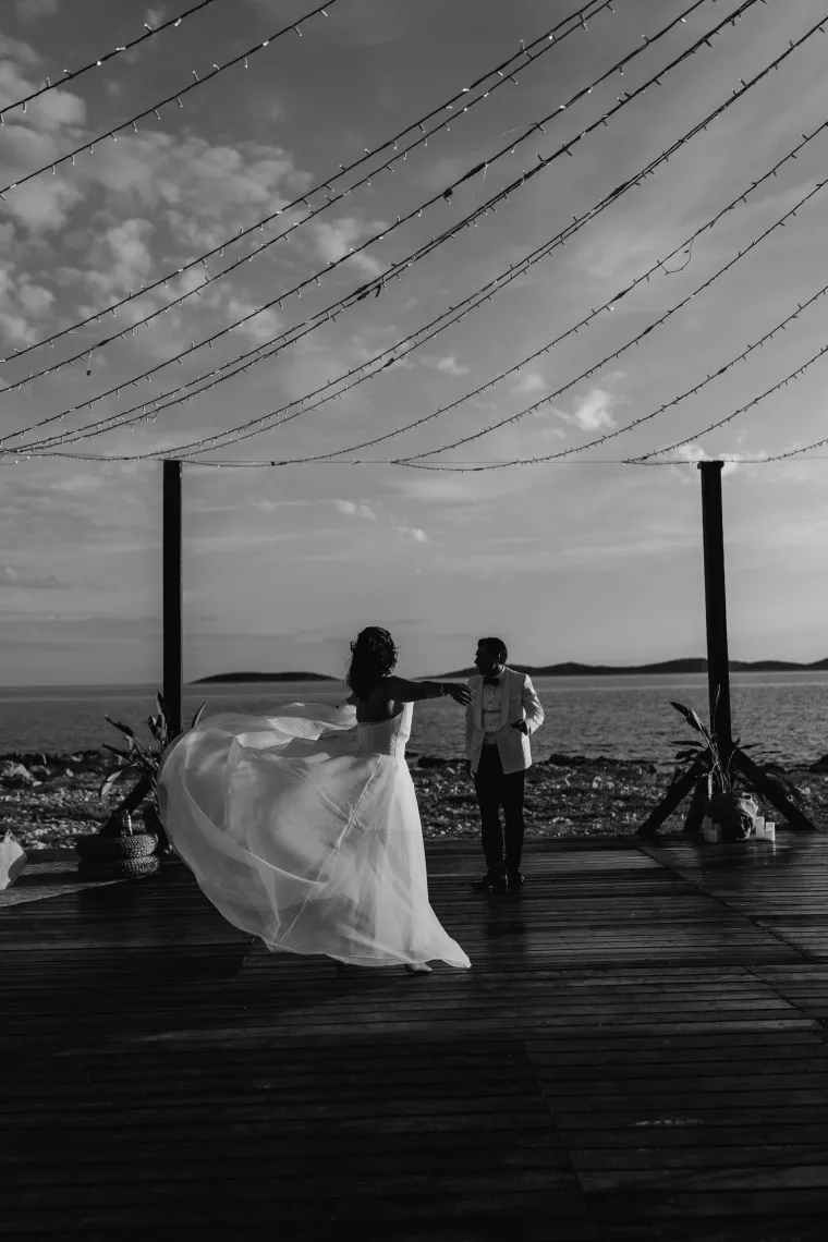 Lana Biželj i Luka Majcen uplovili u bračne vode: Fotografije sa spokojnog otoka su božanstvene