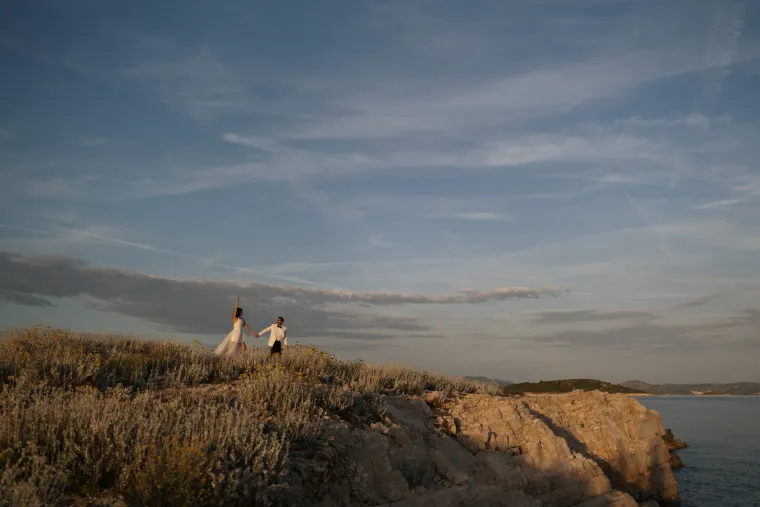 Lana Biželj i Luka Majcen uplovili u bračne vode: Fotografije sa spokojnog otoka su božanstvene