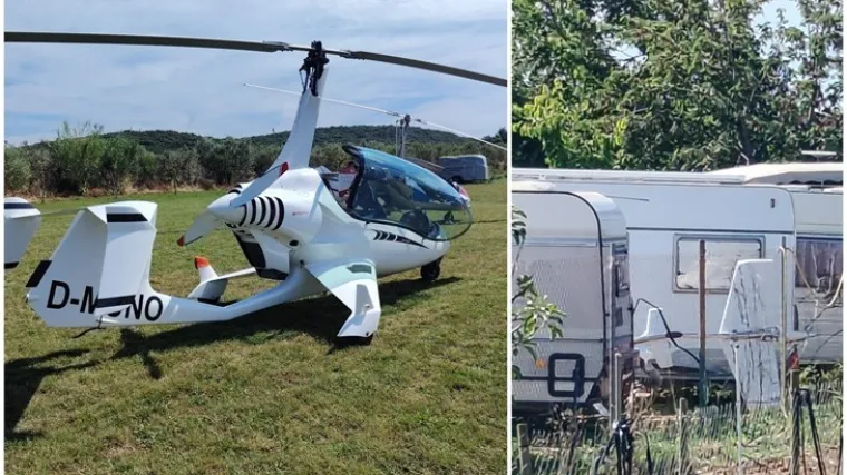 Cure detalji pada letjelice u Istri: Sru&scaron;ila se na spremi&scaron;te kamp-kućica, potvrđeno dvoje ozlijeđenih