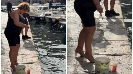 Nitko nije gledao ulov: Dubrovkinja do&scaron;la na ribanje, ali detalj je svima zapeo za oko