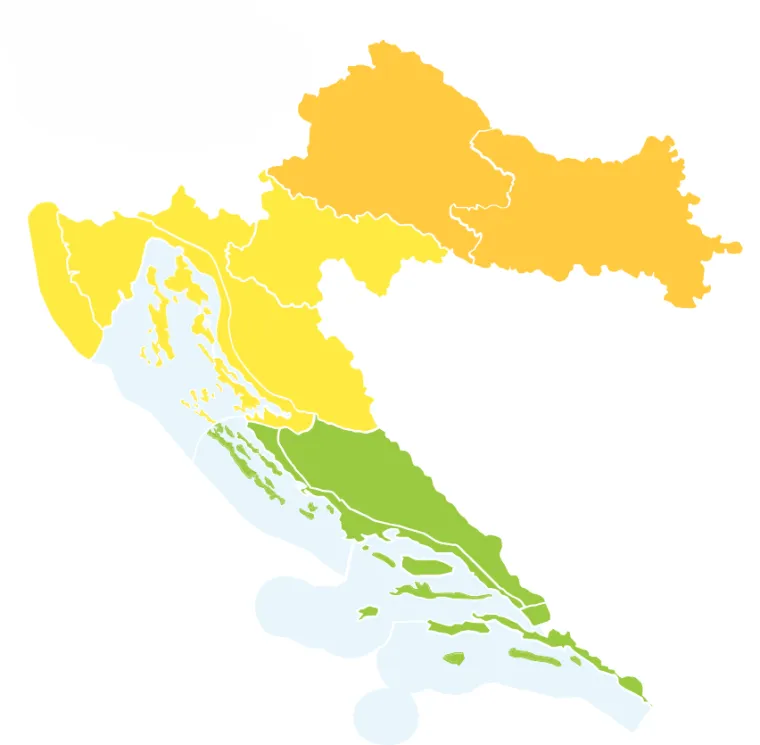 Tuča i grmljavinsko nevrijeme pogodili Hrvatsku, upaljeni meteoalarmi diljem zemlje