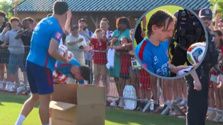 Vatreni dijelili lopte, ali navijači su pali u ekstazu kada se pojavio Modrić: Pogledajte njihovu reakciju