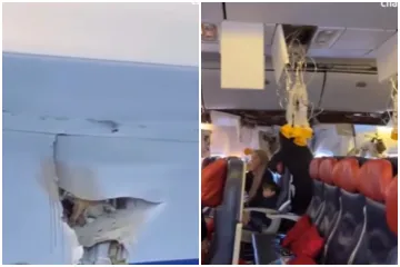 Boeing s 267 putnika udario u radar, krilo aviona se raspalo