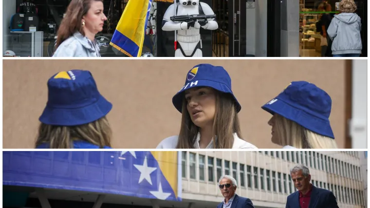 Pogledajte kako izgleda Sarajevo na dan utakmice, snimljeno i poznato lice