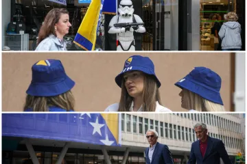 Pogledajte kako izgleda Sarajevo na dan utakmice, snimljeno i poznato lice