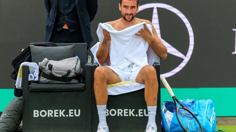 Ki&scaron;a prekinula Čilića i Medvjedeva: Četvrtfinalni dvoboj nastavlja se u subotu