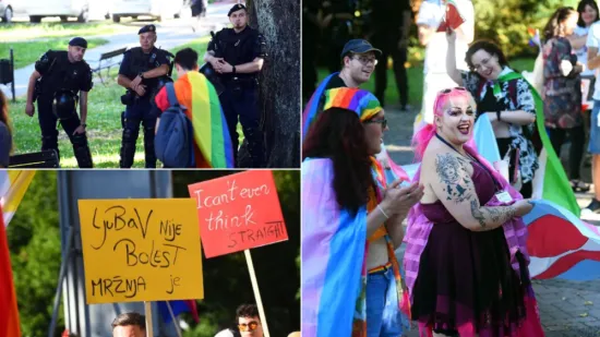 Poljupci koji su izazvali buru: Karlovački pride bez incidenata, ali ne i bez kontroverzi
