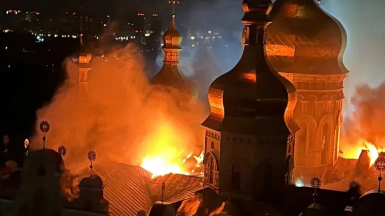 Gori simbol Ukrajine, pogledajte snimke masovnog napada: 'Potražite skloni&scaron;te'