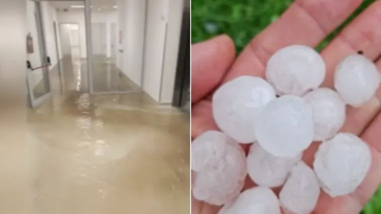 Poplavljena bolnica, tuča 'potukla' i uni&scaron;tila sve: 'Isuse Bože, &scaron;to je ovo?!'