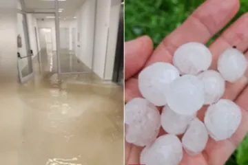 Poplavljena bolnica, tuča 'potukla' i uni&scaron;tila sve: 'Isuse Bože, &scaron;to je ovo?!'